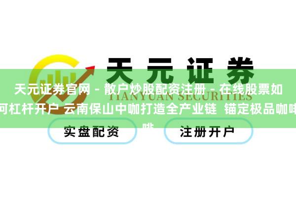 天元证券官网 - 散户炒股配资注册 - 在线股票如何杠杆开户 云南保山中咖打造全产业链  锚定极品咖啡